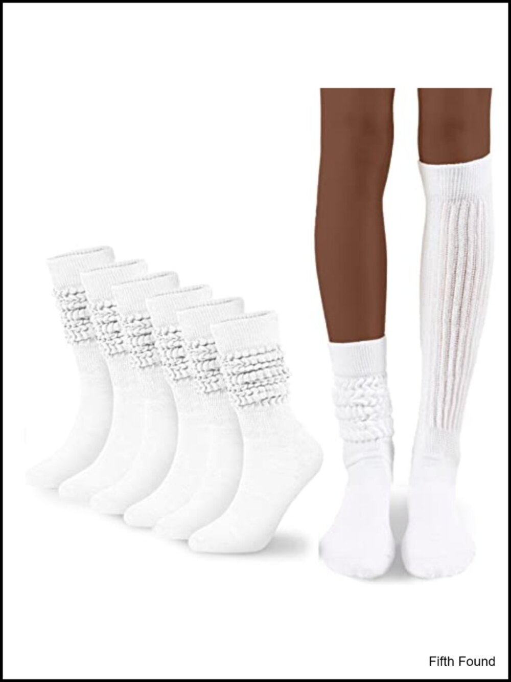 Slouch Socks Scrunch Knee High Tall Boot Socks Polyester Spandex